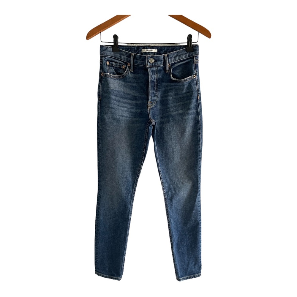 GRLFRND Yasmin Jeans Women’s Size 25 Button Fly Joann Jett Skinny Mid‎ Rise